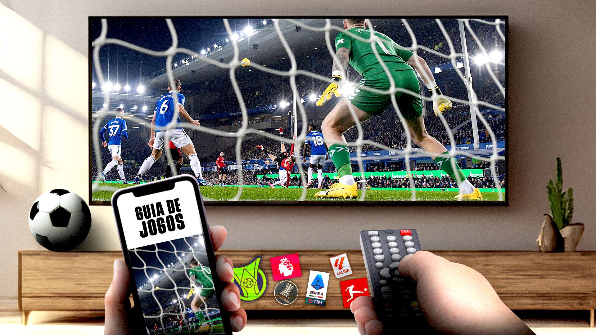 Arte Futebol na TV Programação