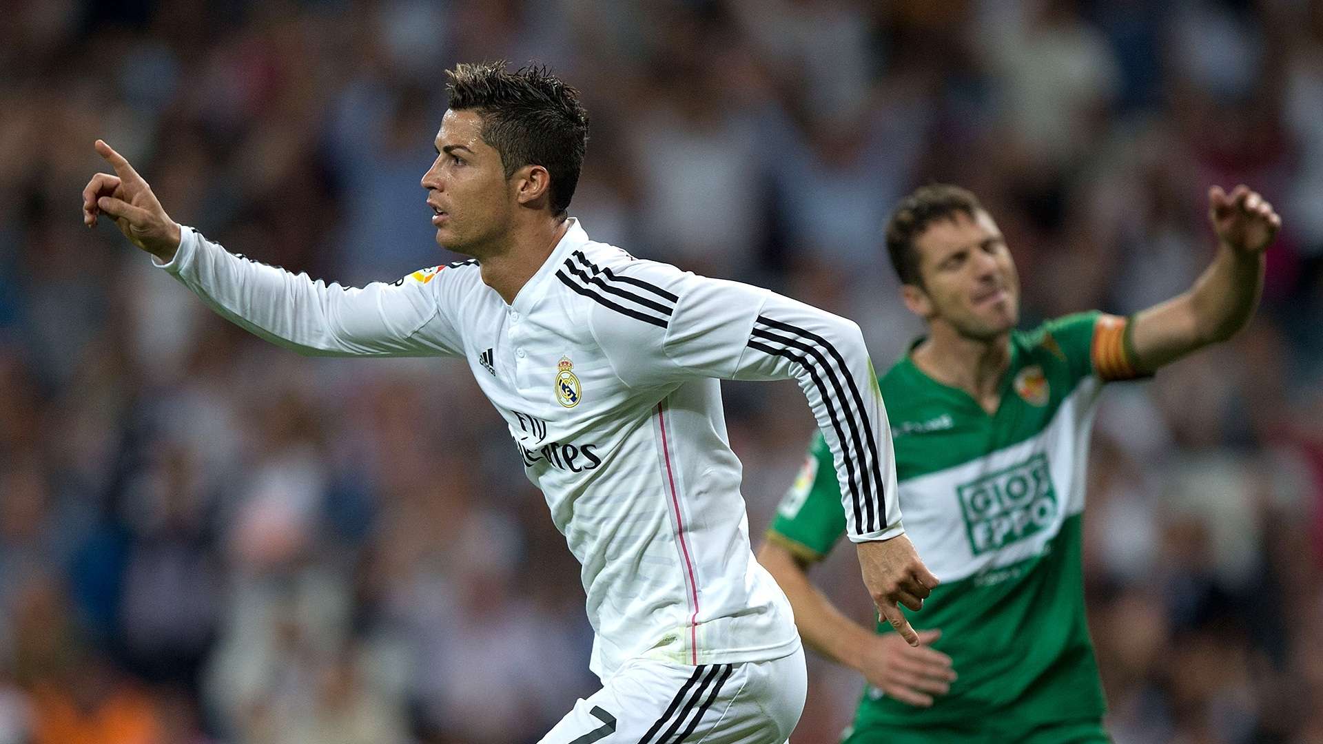 Cristiano Ronaldo Hat-Trick four Elche